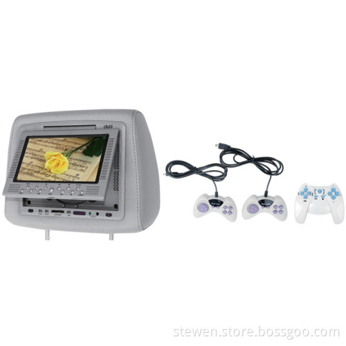 7'' headrest dvd with IR,FM transmitter,headrest monitor
